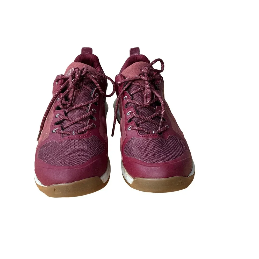 KEEN Women's Size 9 Explore Waterproof Sneakers 1021664 Tawny Port Red - Picture 4 of 10